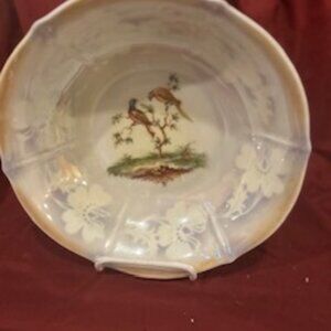 Vintage  China  bird plate